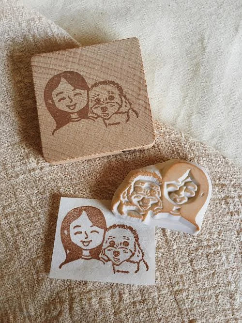 Customized Hooman + Furry Pet Stamp