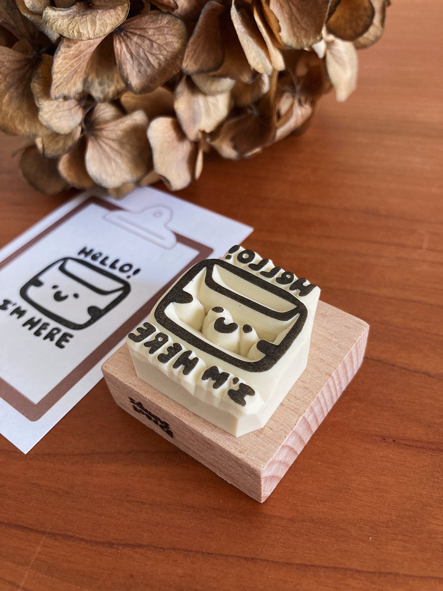 Hello I'm Here Mail Stamp