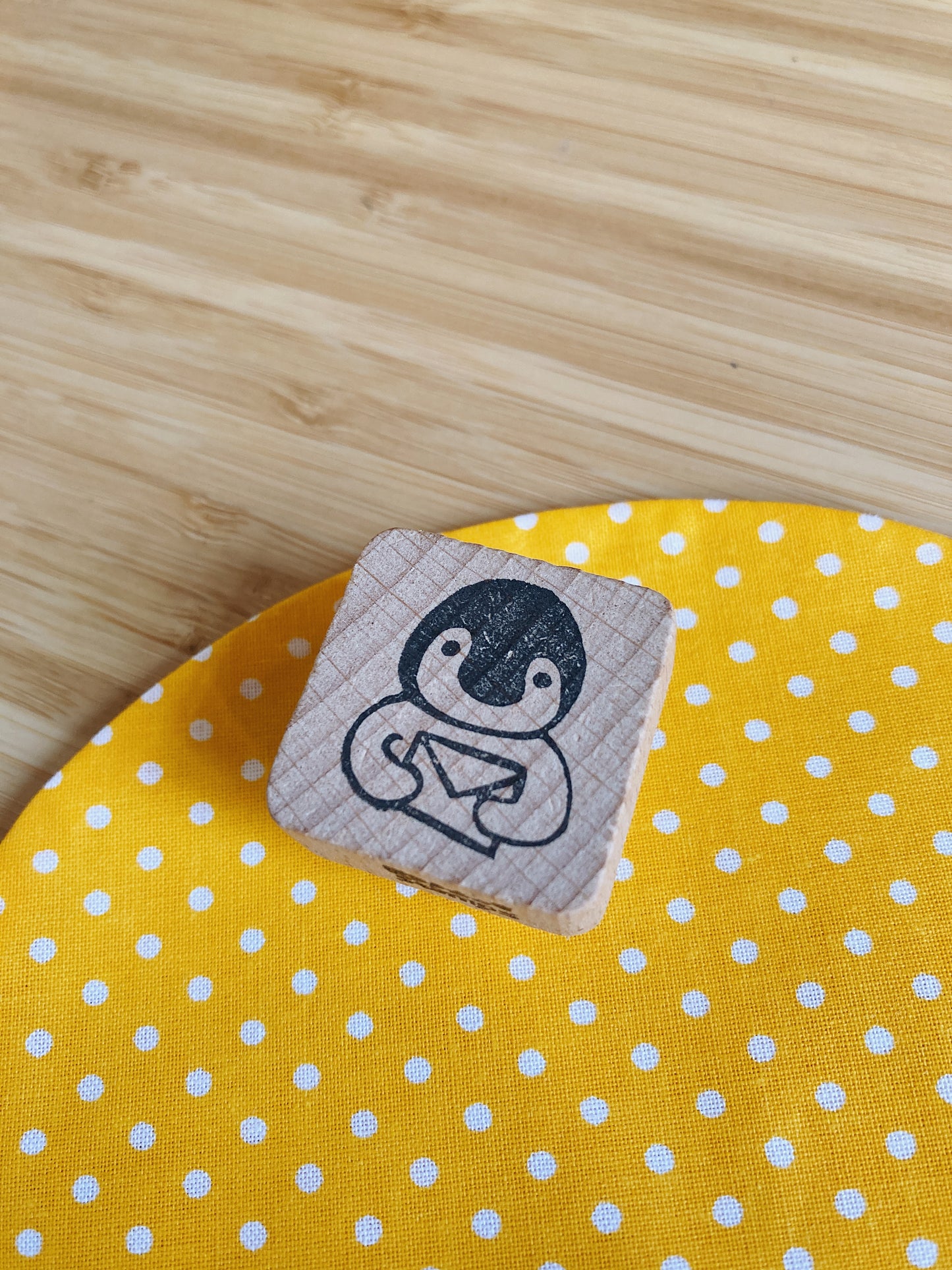 Penguin Mail Rubber Stamp
