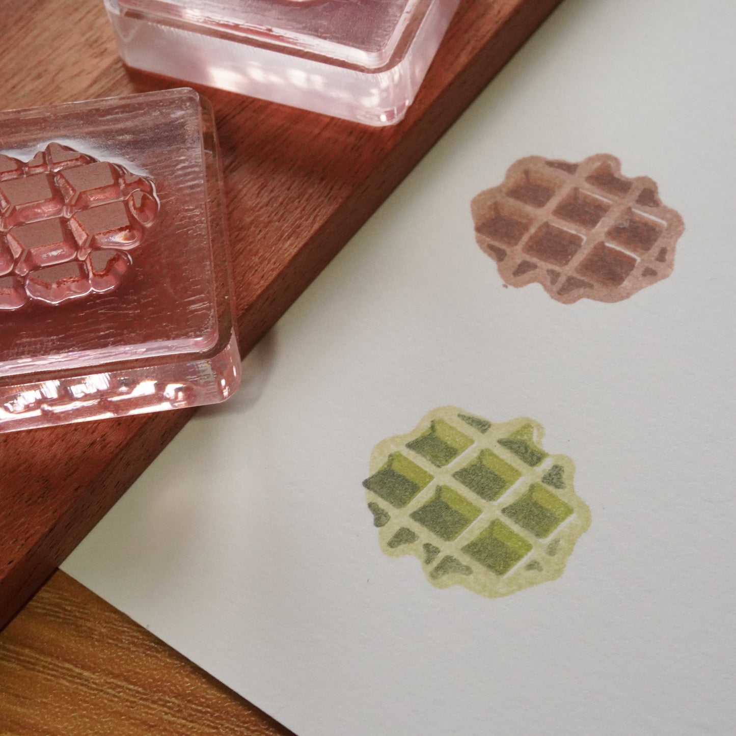 Belgian Waffle Clear Stamp Set
