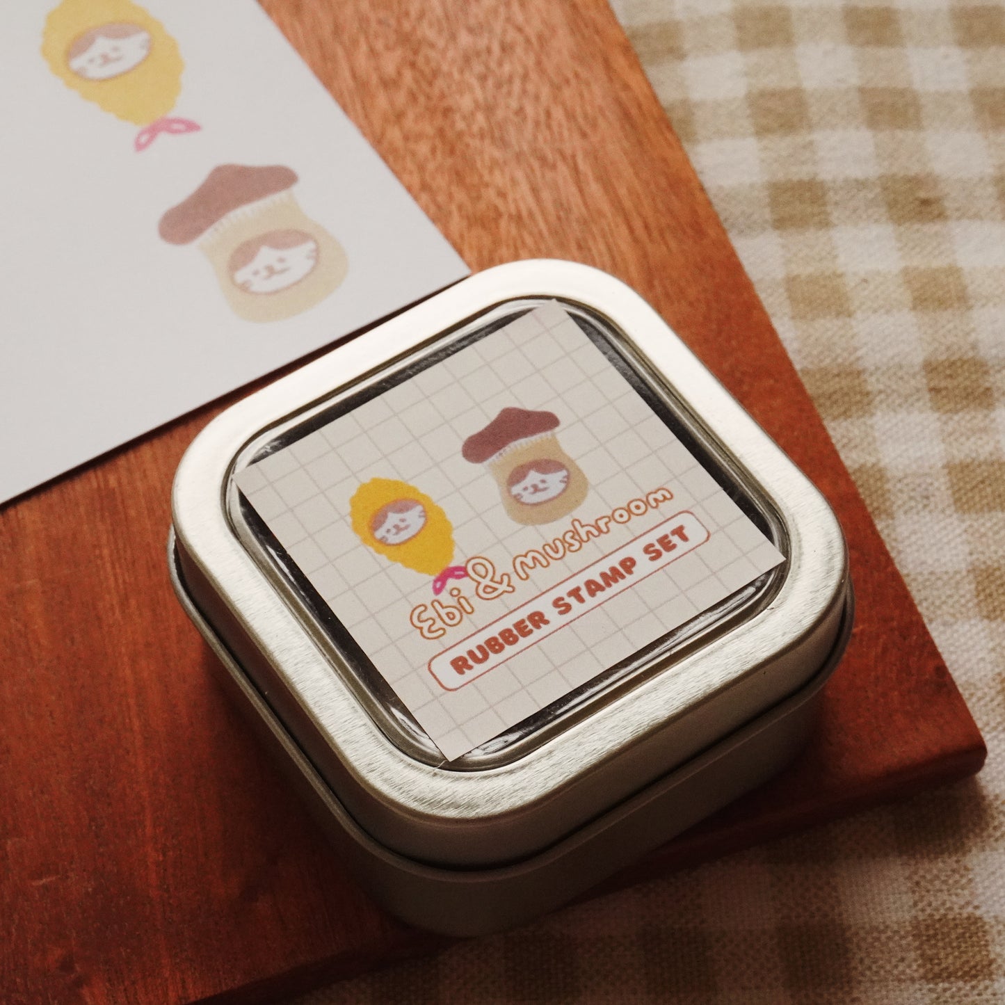 Beer & Chicken Handmade Stamp Set