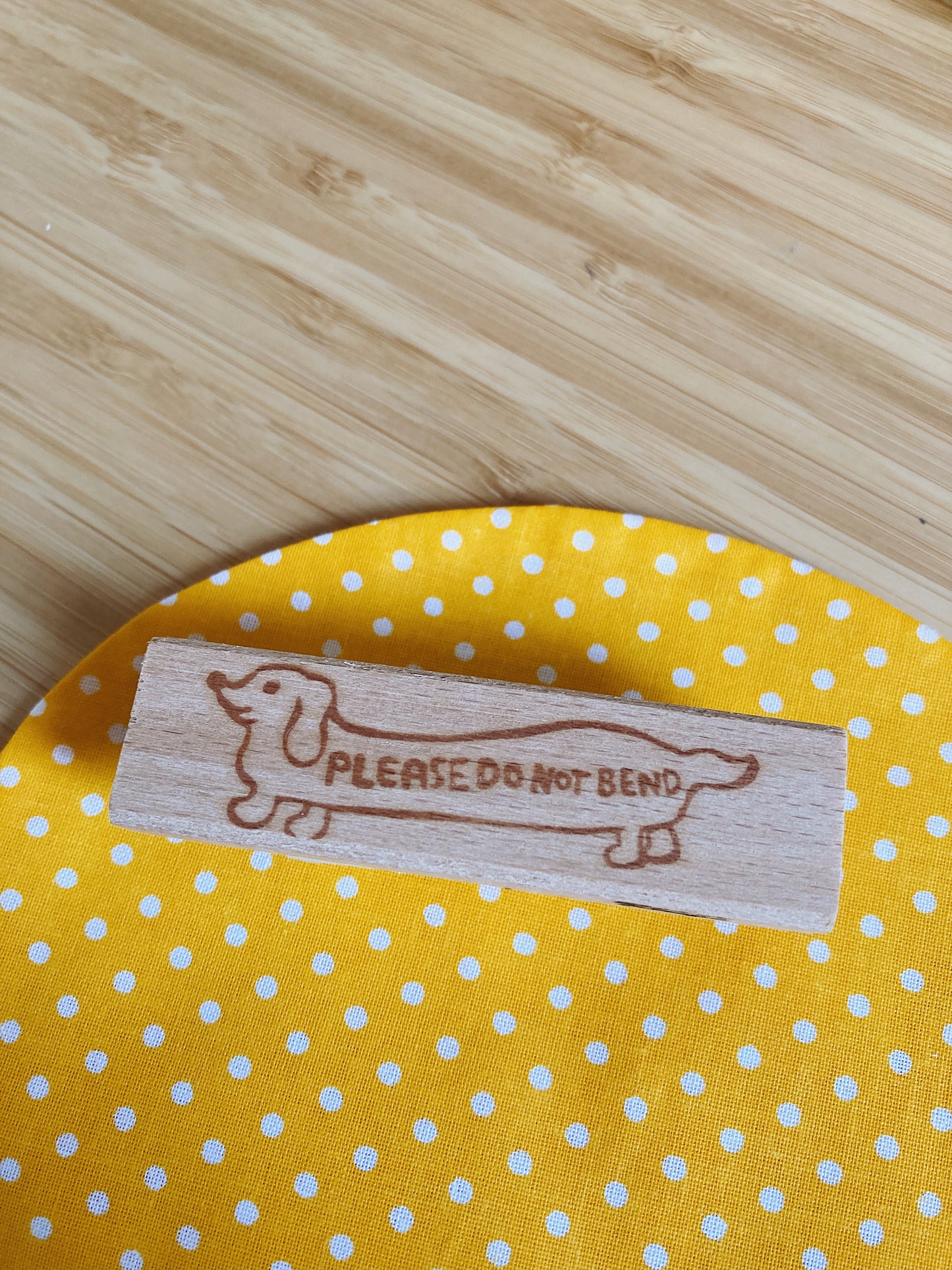 Dachshund Mail Rubber Stamp