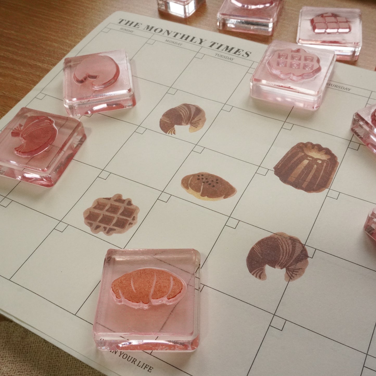 Belgian Waffle Clear Stamp Set