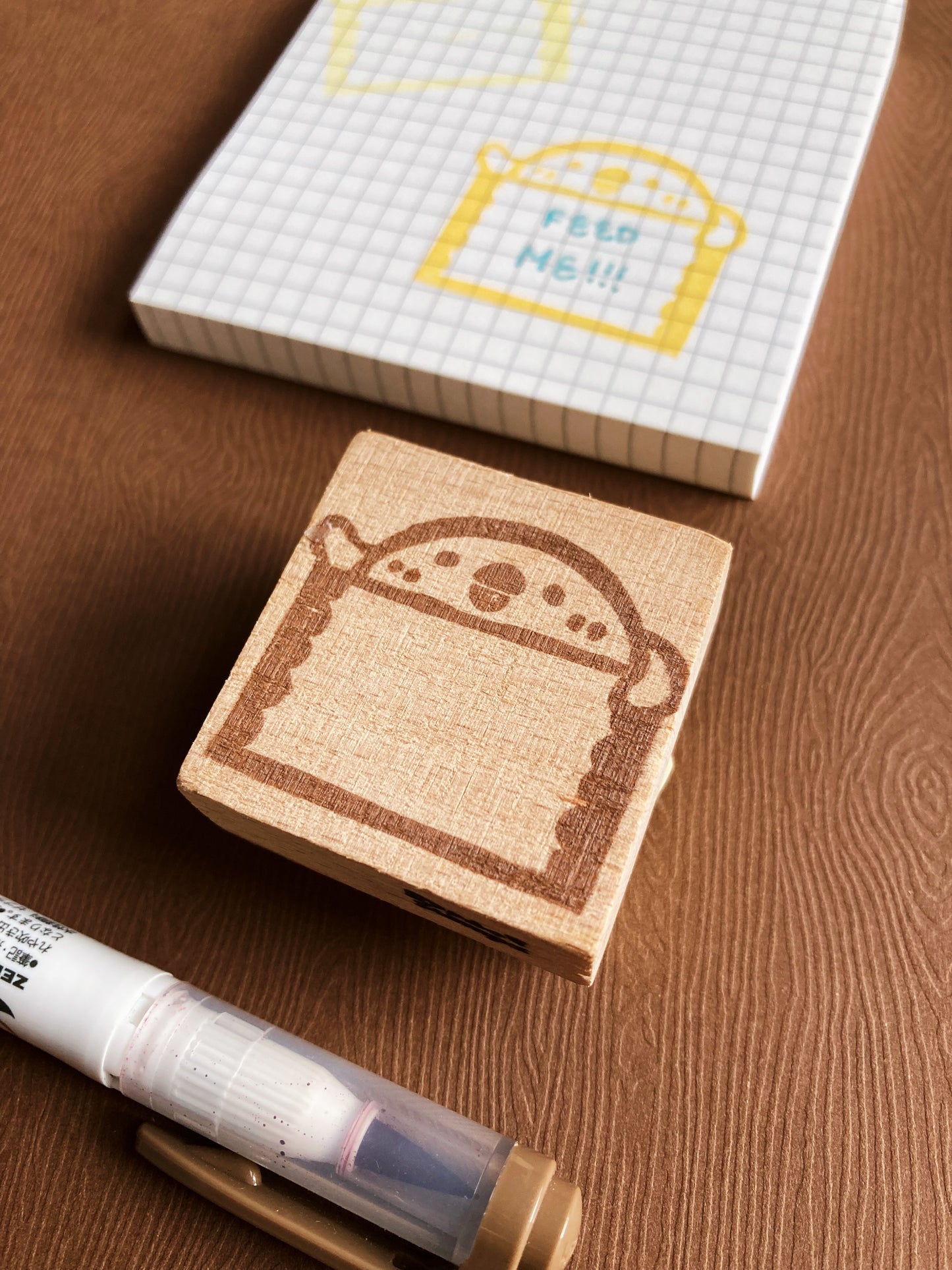 Lil Chicky Rubber Stamp