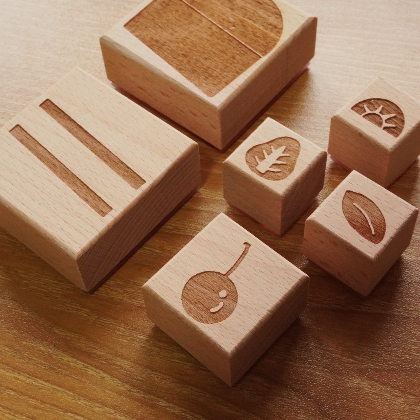 Cake Wooden Stamp Set