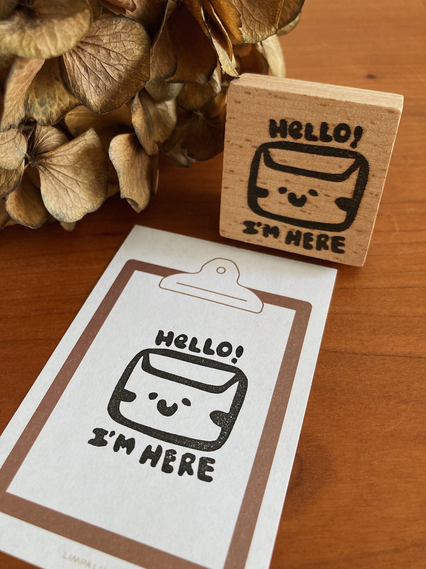 Hello I'm Here Mail Stamp