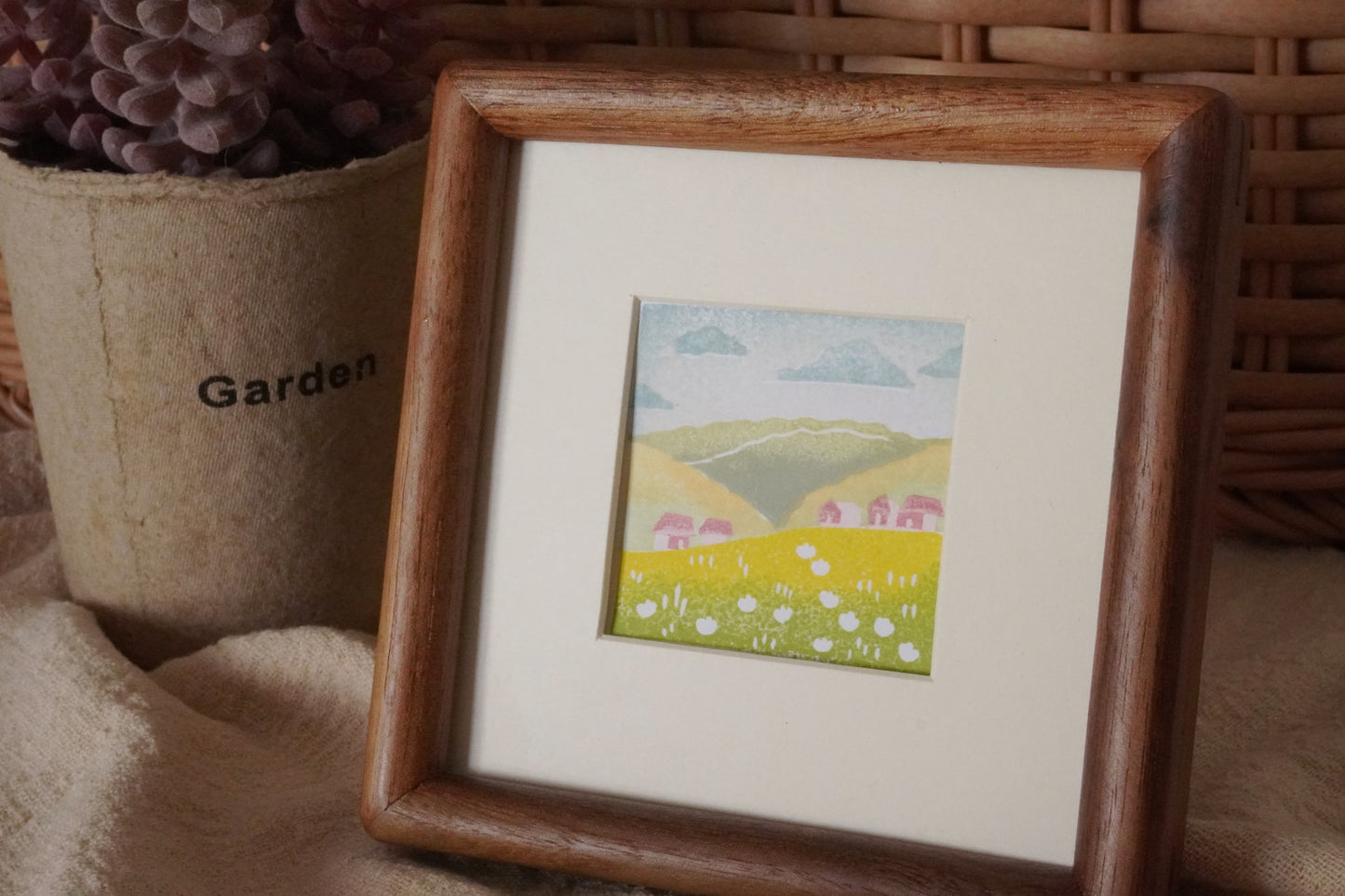 Frame Art: Home In Spring