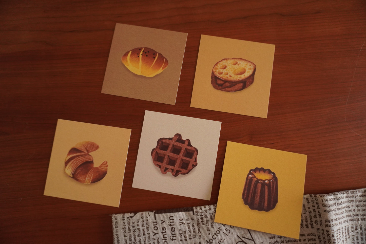 Patisserie Delights Card of 5 Set