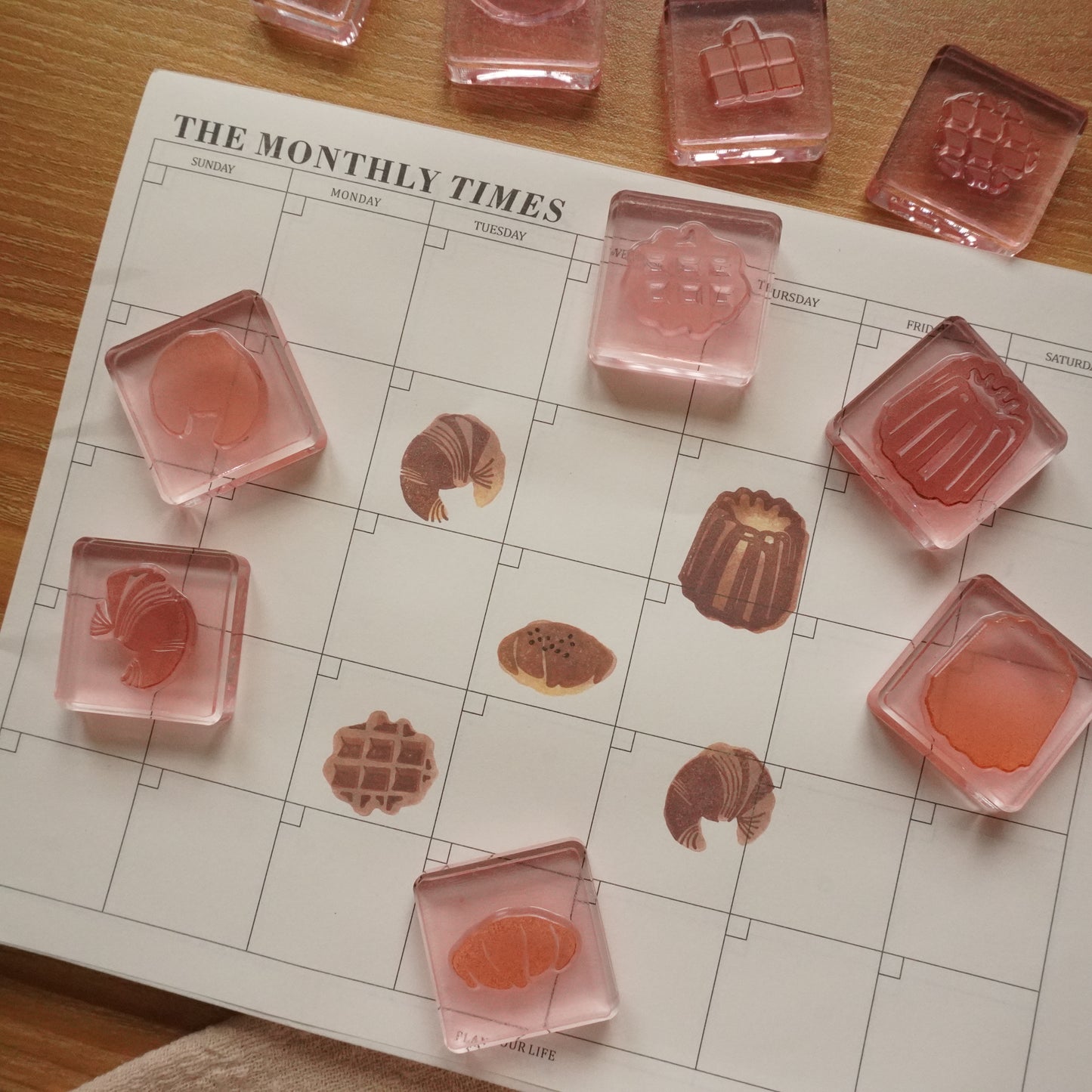 Belgian Waffle Clear Stamp Set