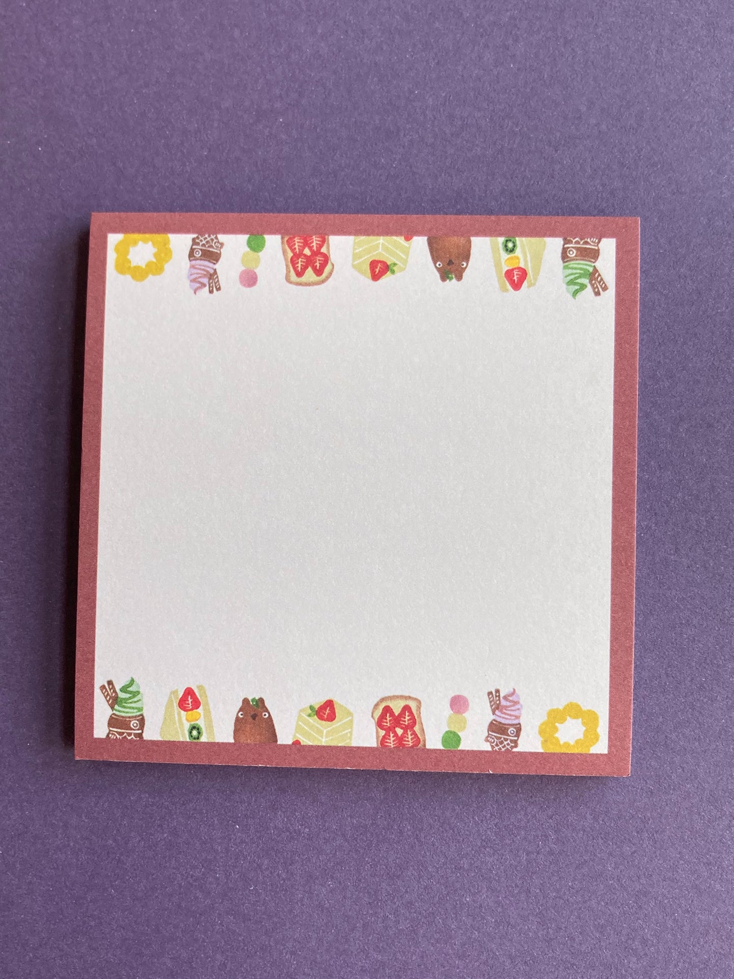 Japanese Dessert Memo Pad