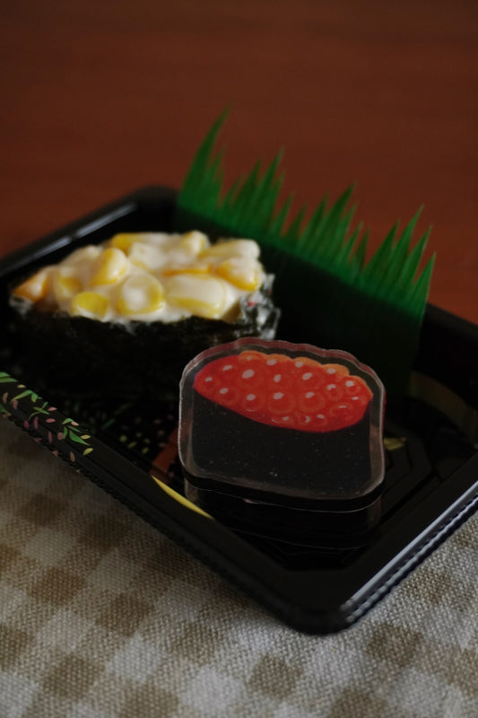 Ikura Sushi Acrylic Clip