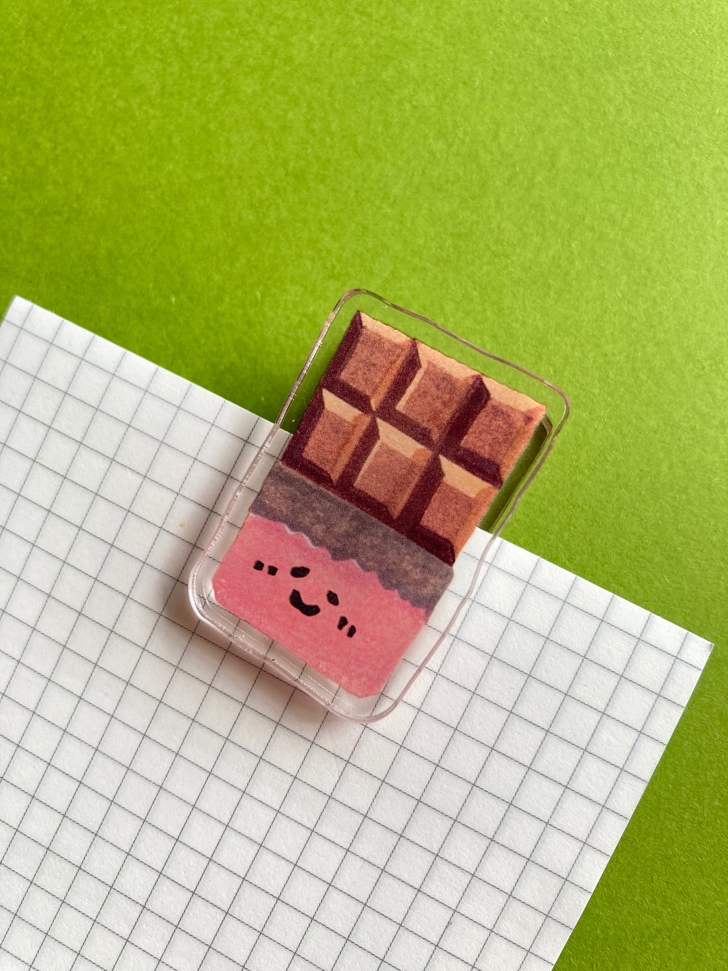 Chocolate Bar Acrylic Clip
