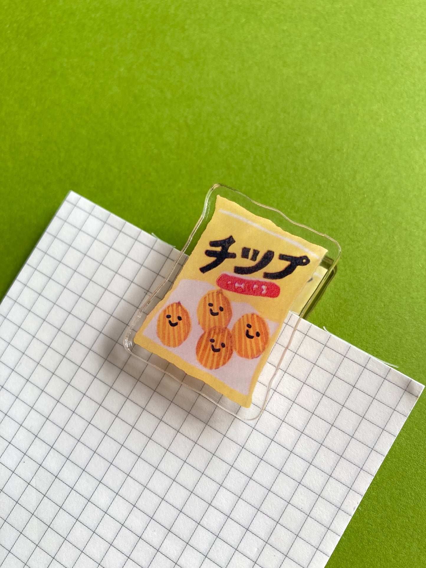 Potato Chips Acrylic Clip
