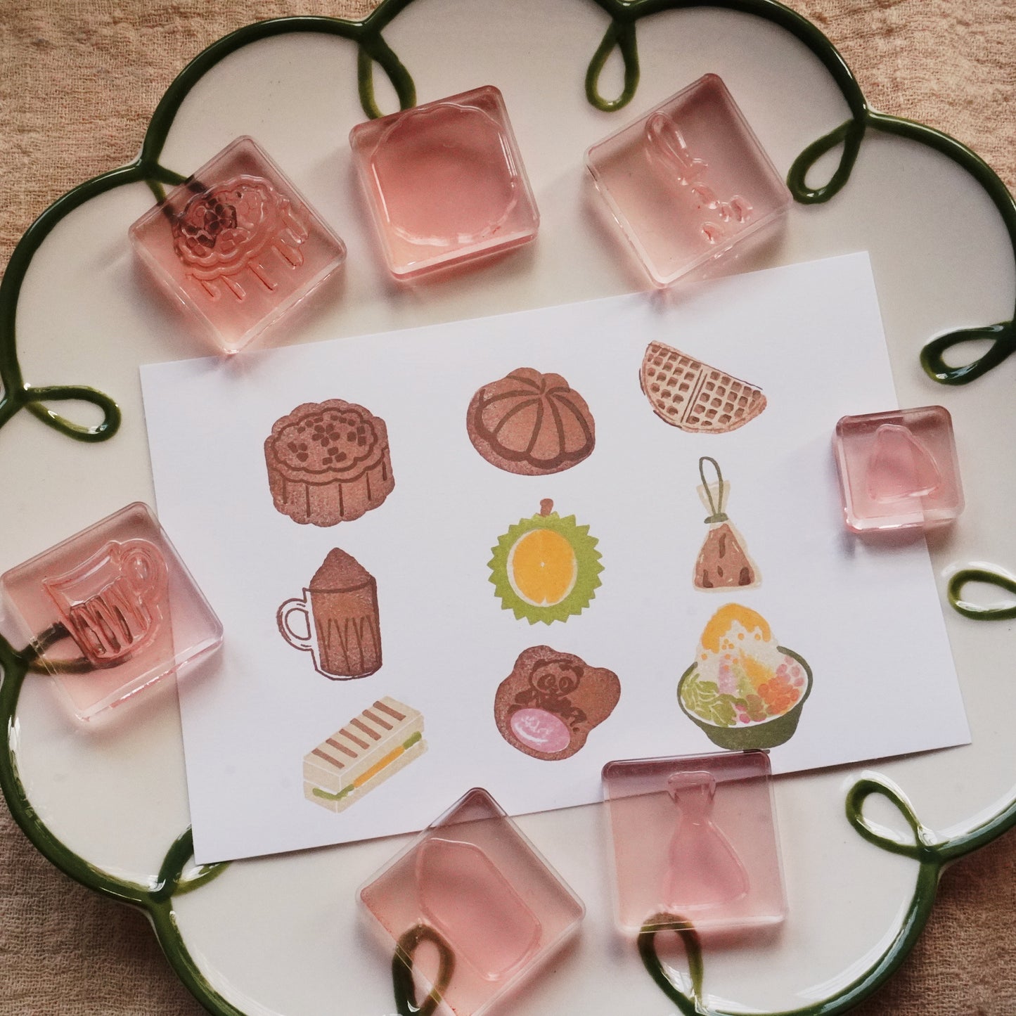 Mooncake Clear Stamp Set