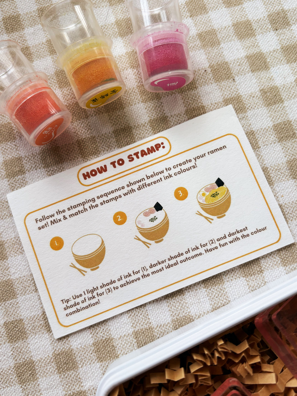 Ramen Layered Stamp Set