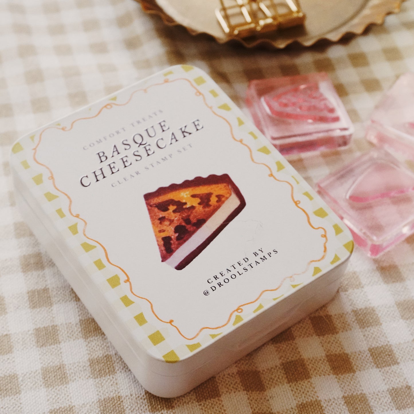 Basque Cheesecake Clear Stamp Set