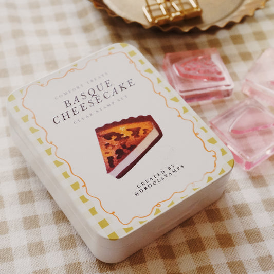 Basque Cheesecake Clear Stamp Set