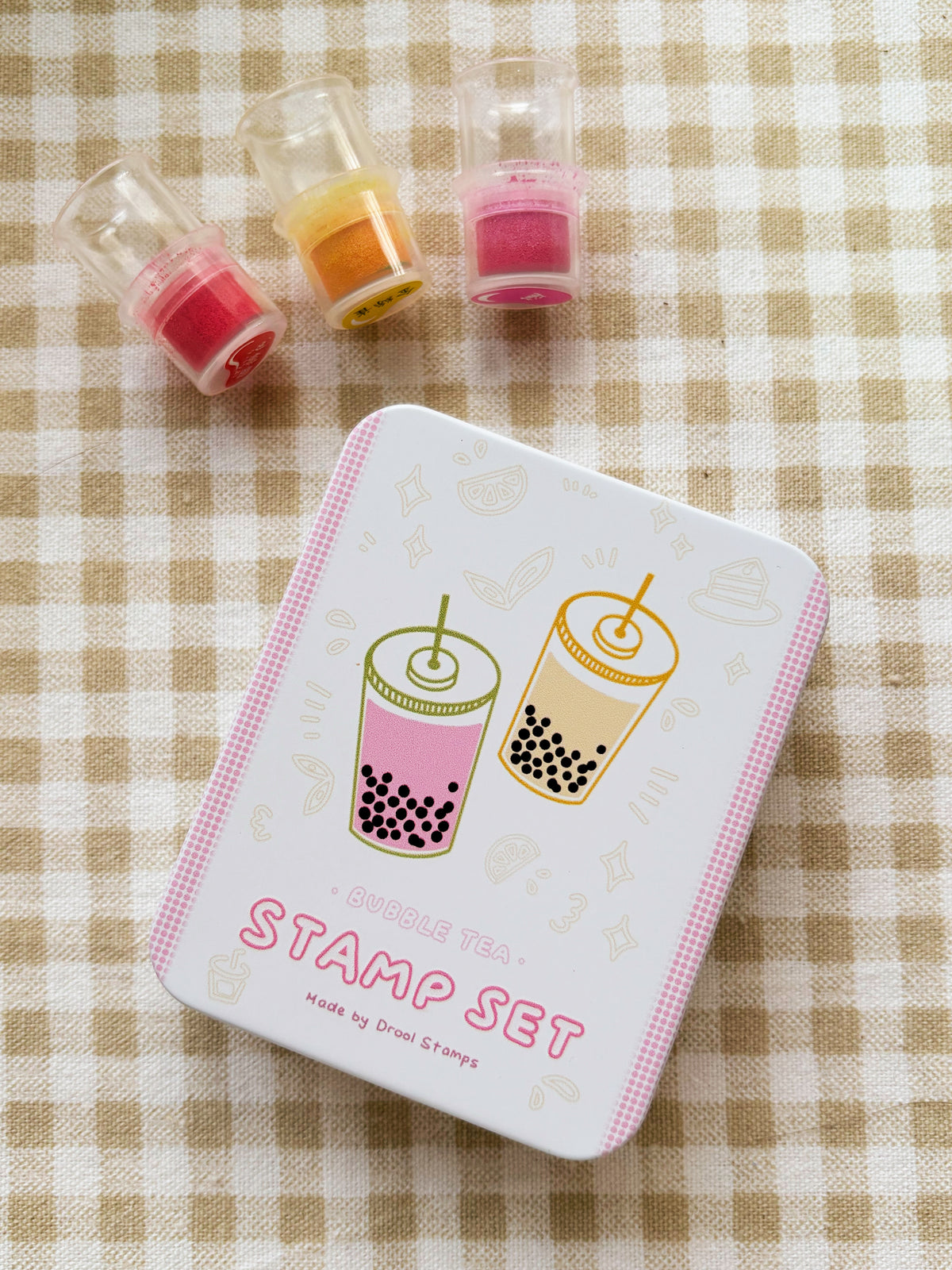 Bubble Tea Layered Stamp Set