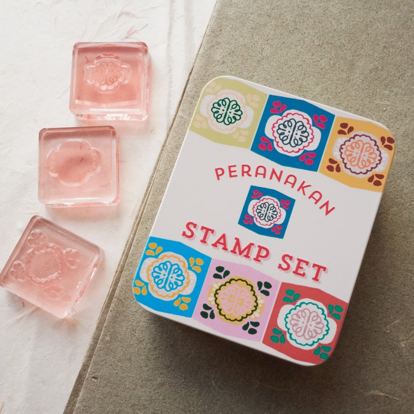 Garden Peranakan Tile Layered Stamp Set