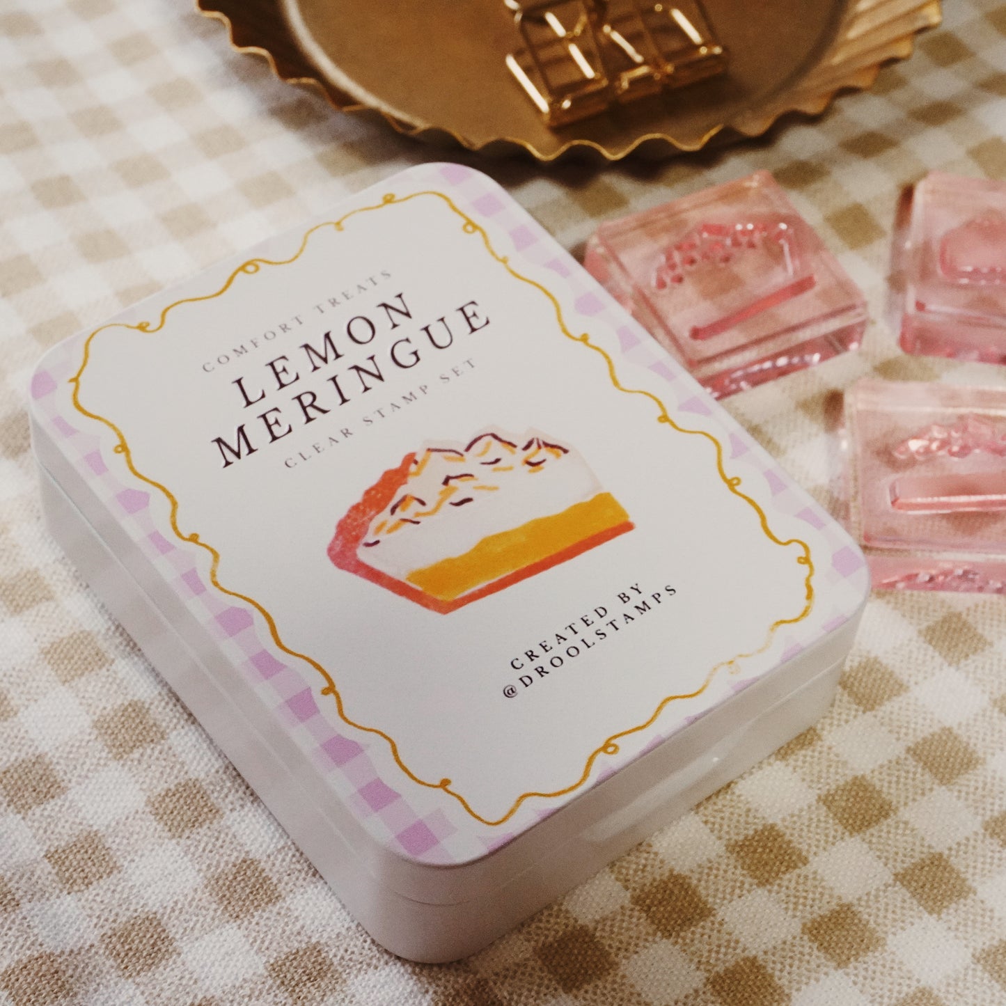 Lemon Meringue Clear Stamp Set