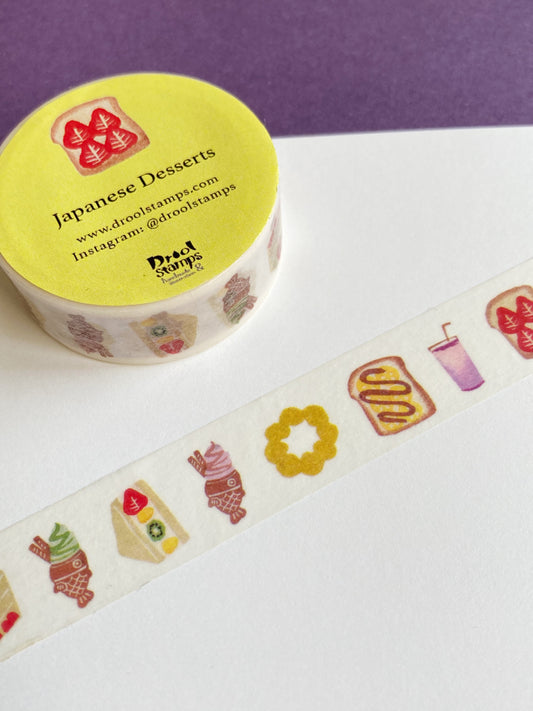 Japanese Desserts Paper Tape | Washi Tape