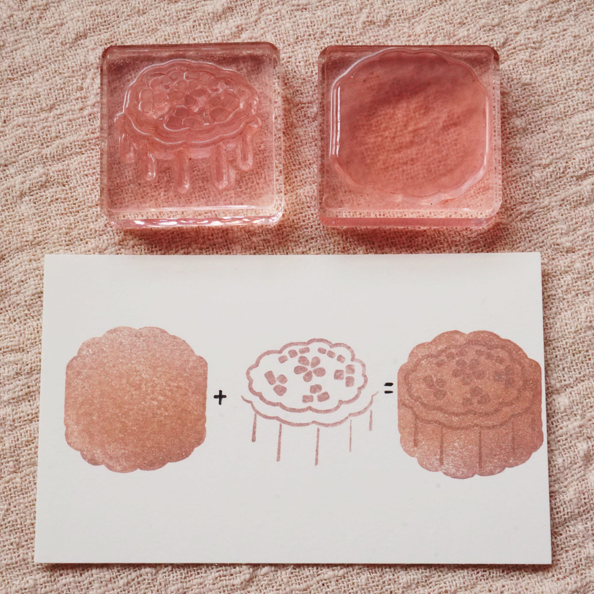 Mooncake Stamp Pattern Mooncake Clear Stamp Set – DroolStamps