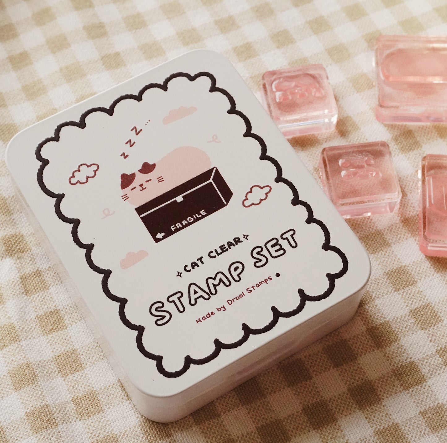 Cat In A Box Clear Stamp Set