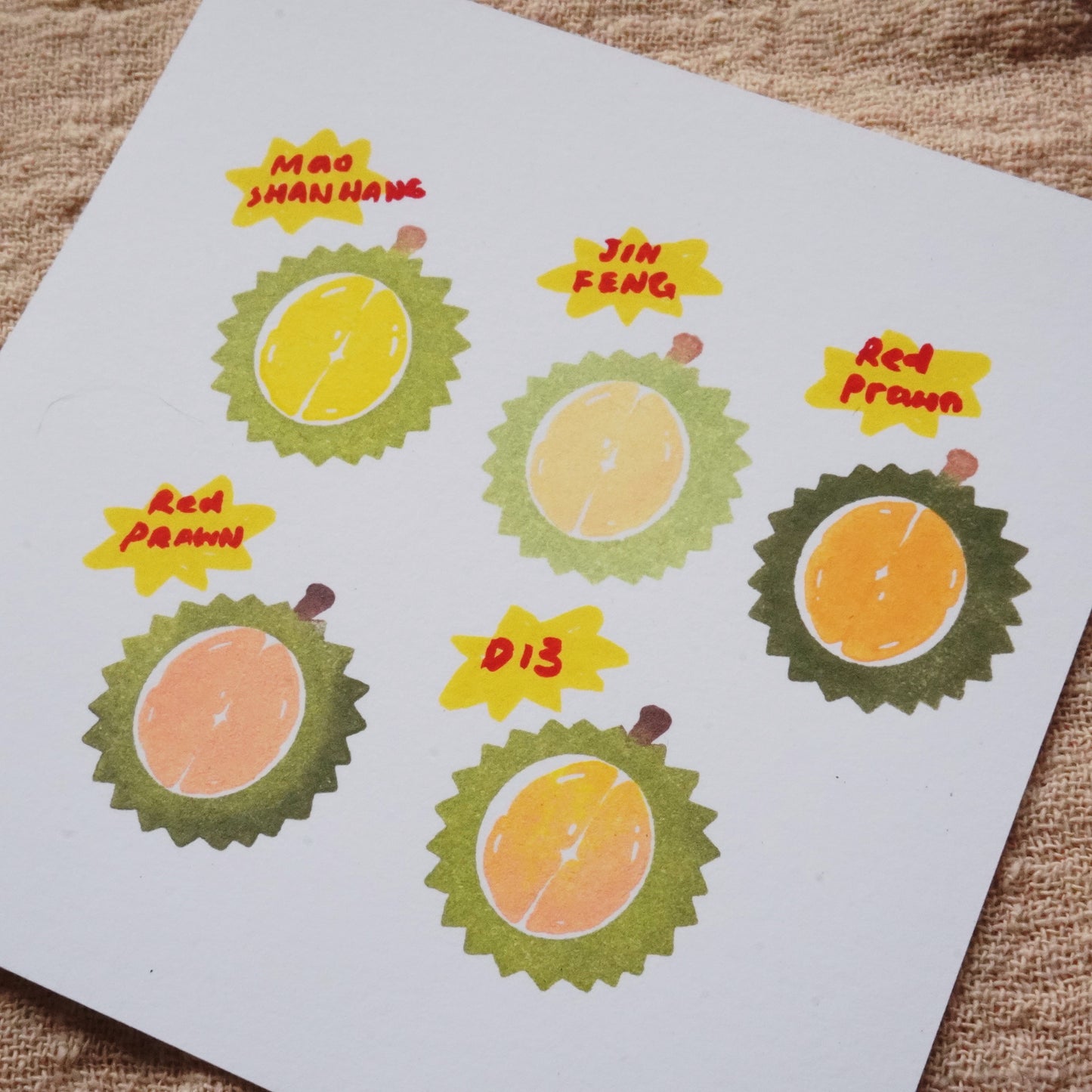 Durian Clear Stamp Set