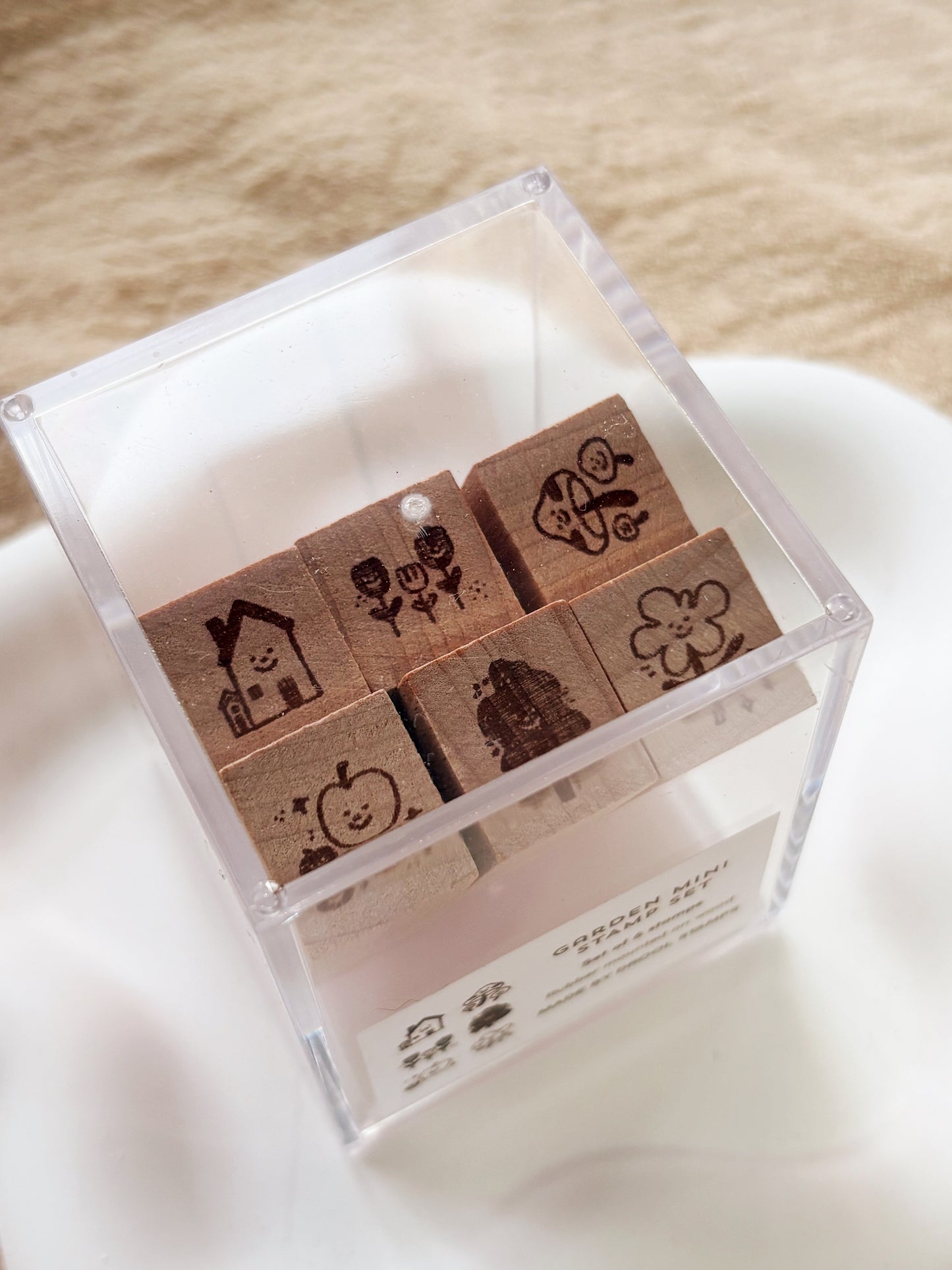 Mini Garden Wooden Stamp Set