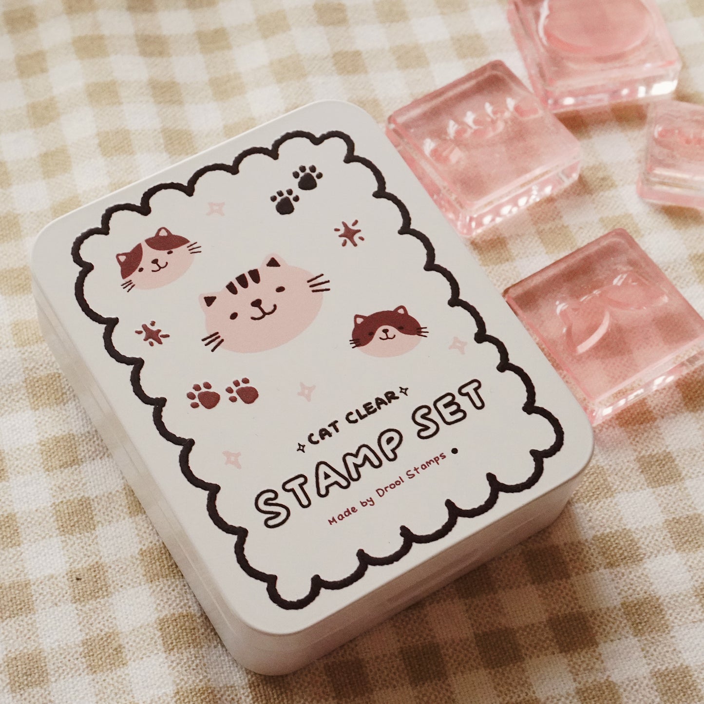 Cat Face Clear Stamp Set (Pre-order)