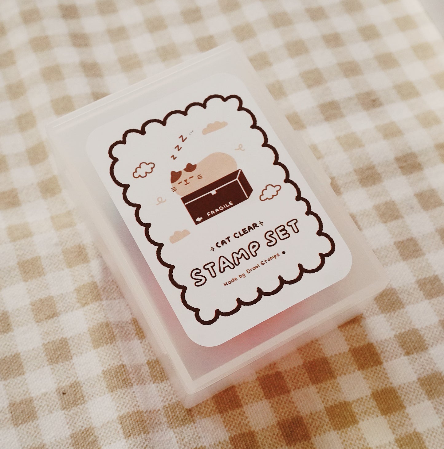 Cat In A Box Clear Stamp Set