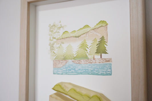 'Spring In Mountains' Frame Art