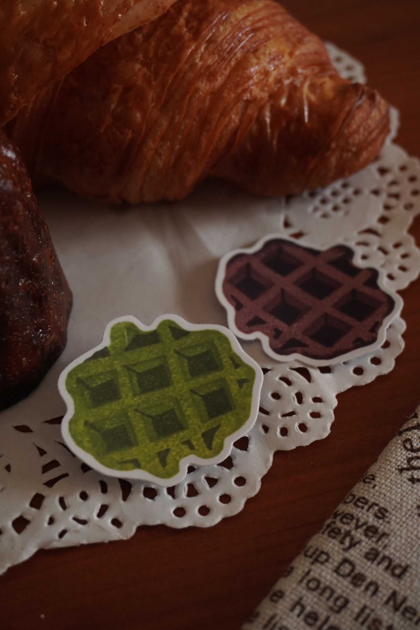 Matcha Waffle Sticker