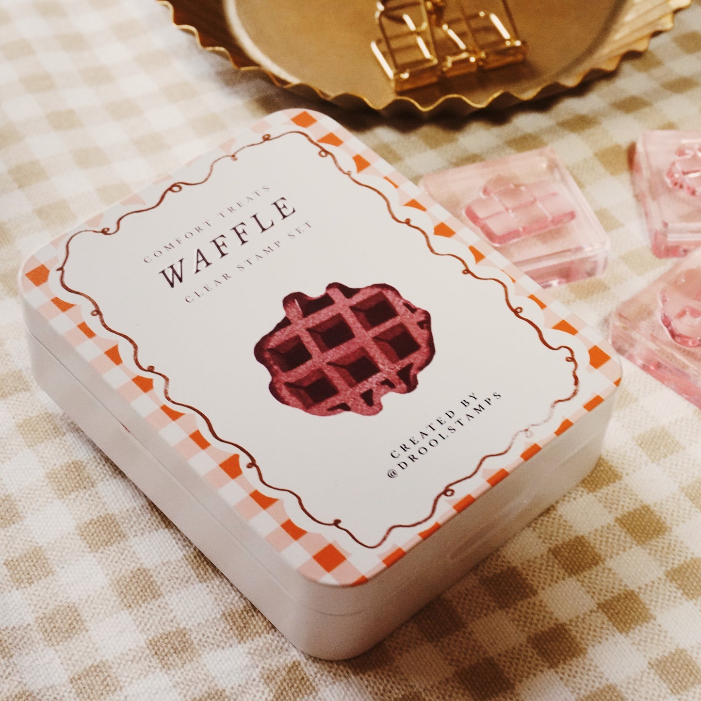 Belgian Waffle Clear Stamp Set