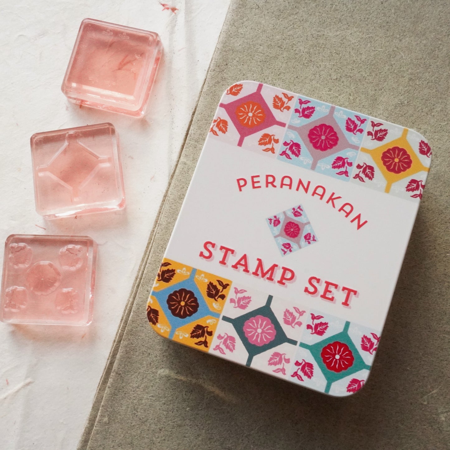 Marigold Peranakan Tile Layered Stamp Set