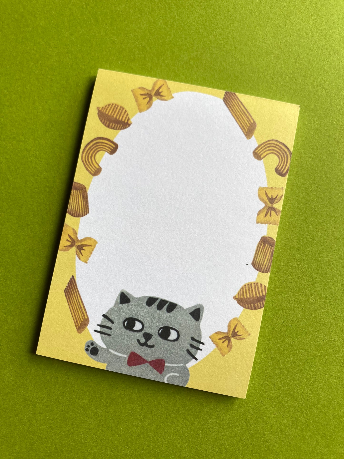 Cats Pasta Memo Pad