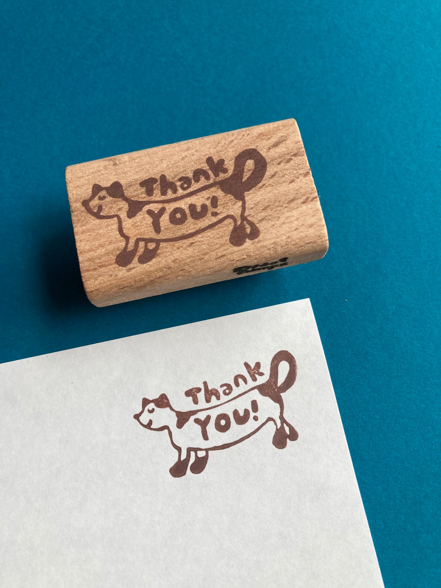 Ellie Cat Says Thank You Stamp