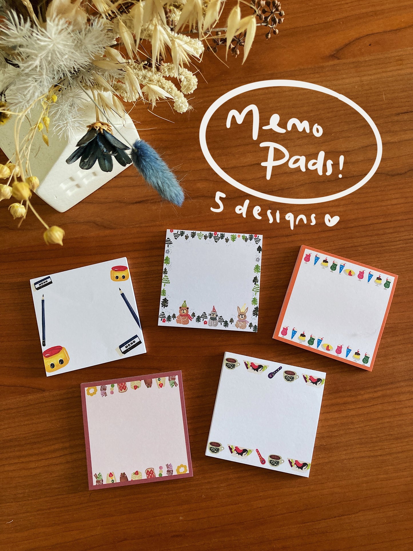 Japanese Dessert Memo Pad